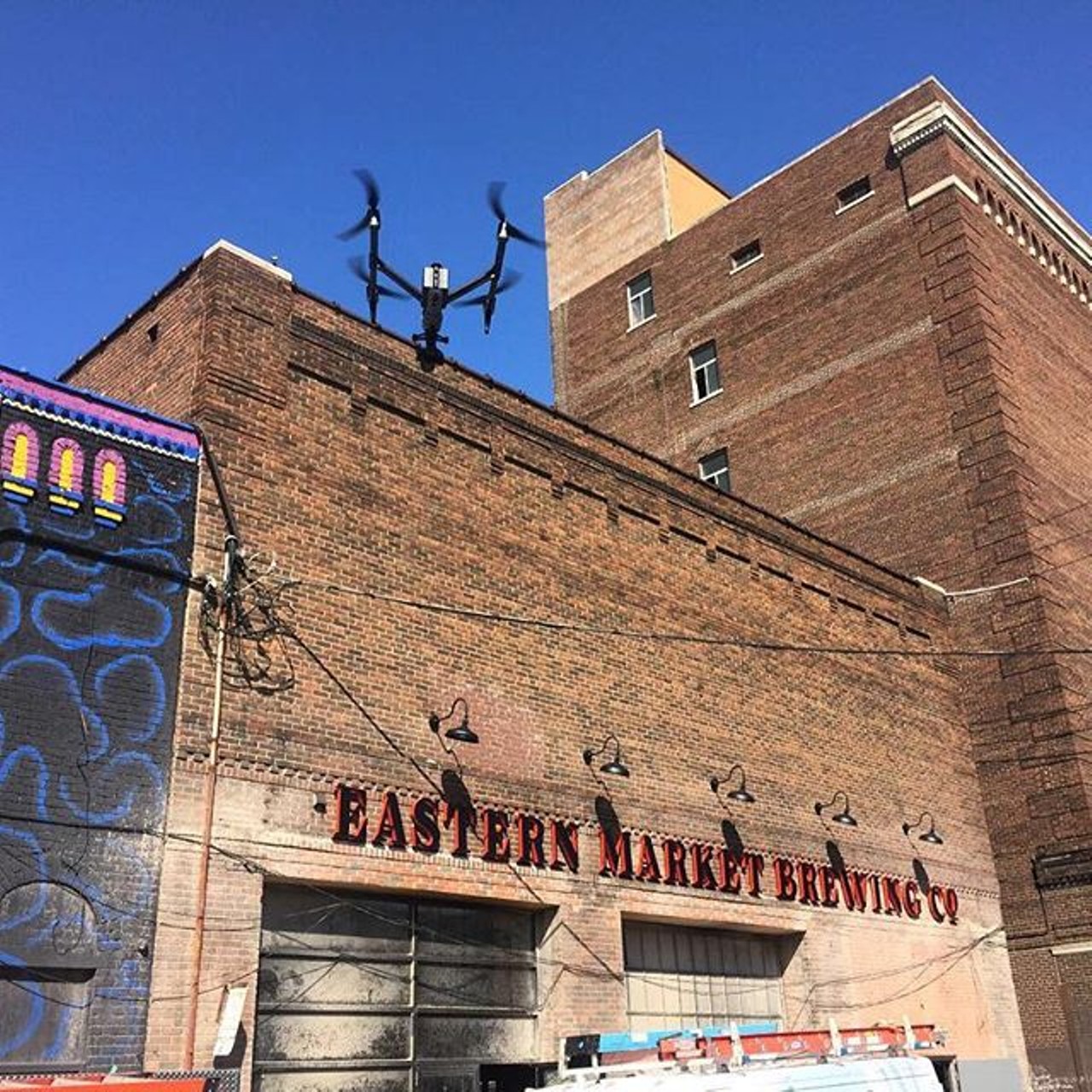 Eastern Market Brewing Co's
2515 Riopelle St., Detroit; 313-502-5165
The space including garage doors that swing up to provide an open air feel faces the street. Expect a traditional beer tap and utilized market ingredients. 
Photo via Instagram user @easternmarketbrewing