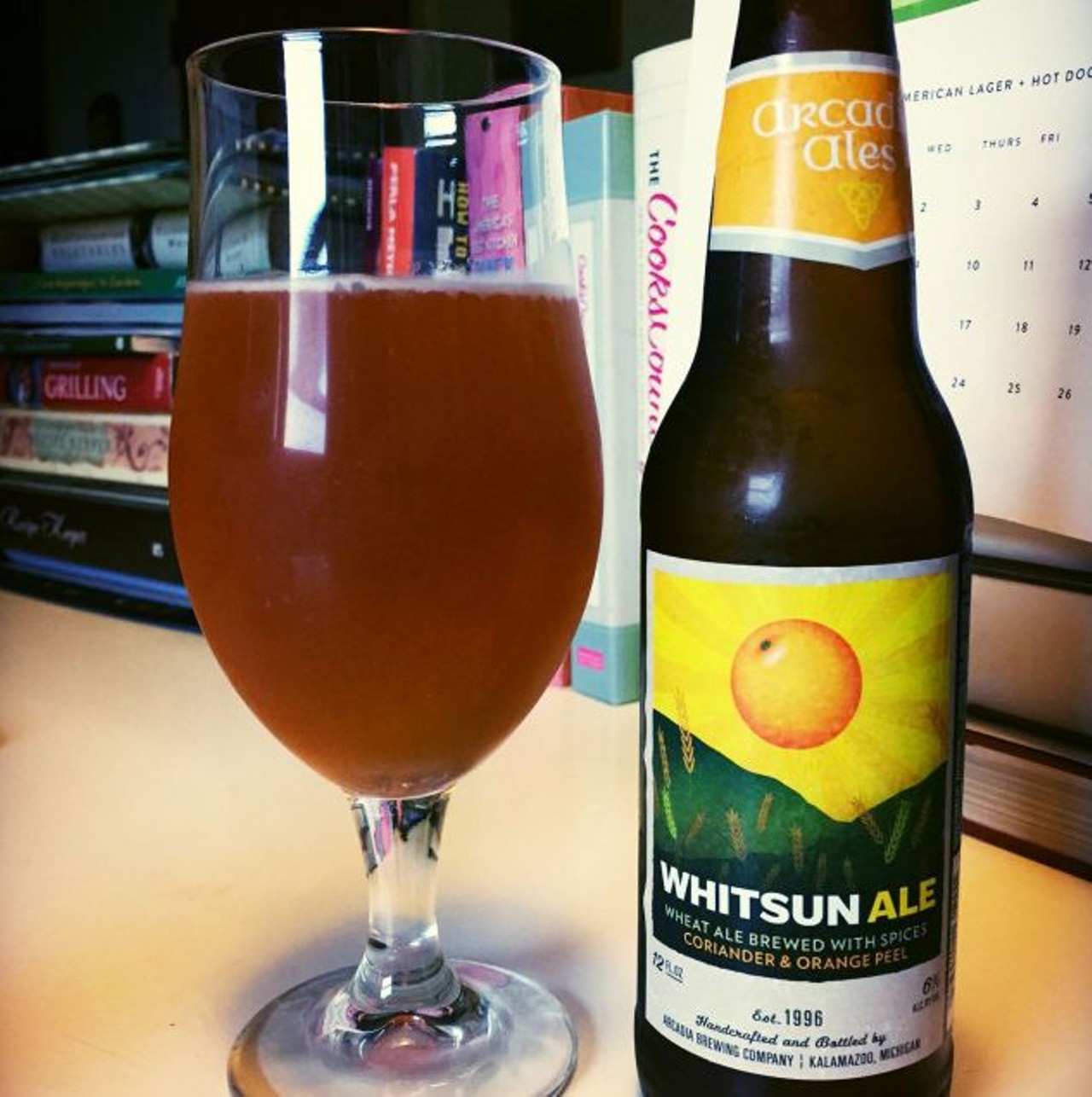 Whitsun - Arcadia 
ABV: 6.0% 
If you're not a fan of the Bell's Oberon, then Whitsun by Arcadia might be your next best.