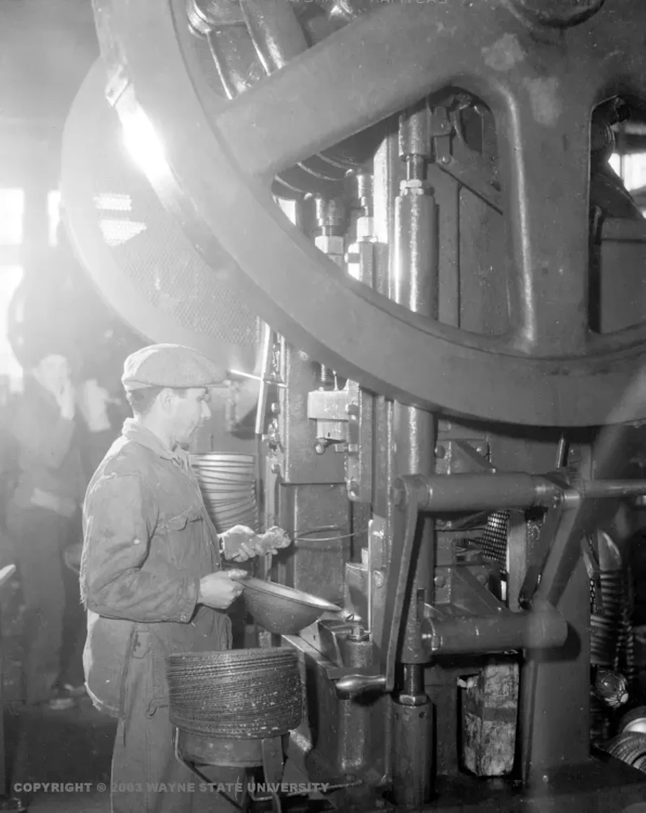 1935 - Ford Motor Company in Flat Rock Hard at work.