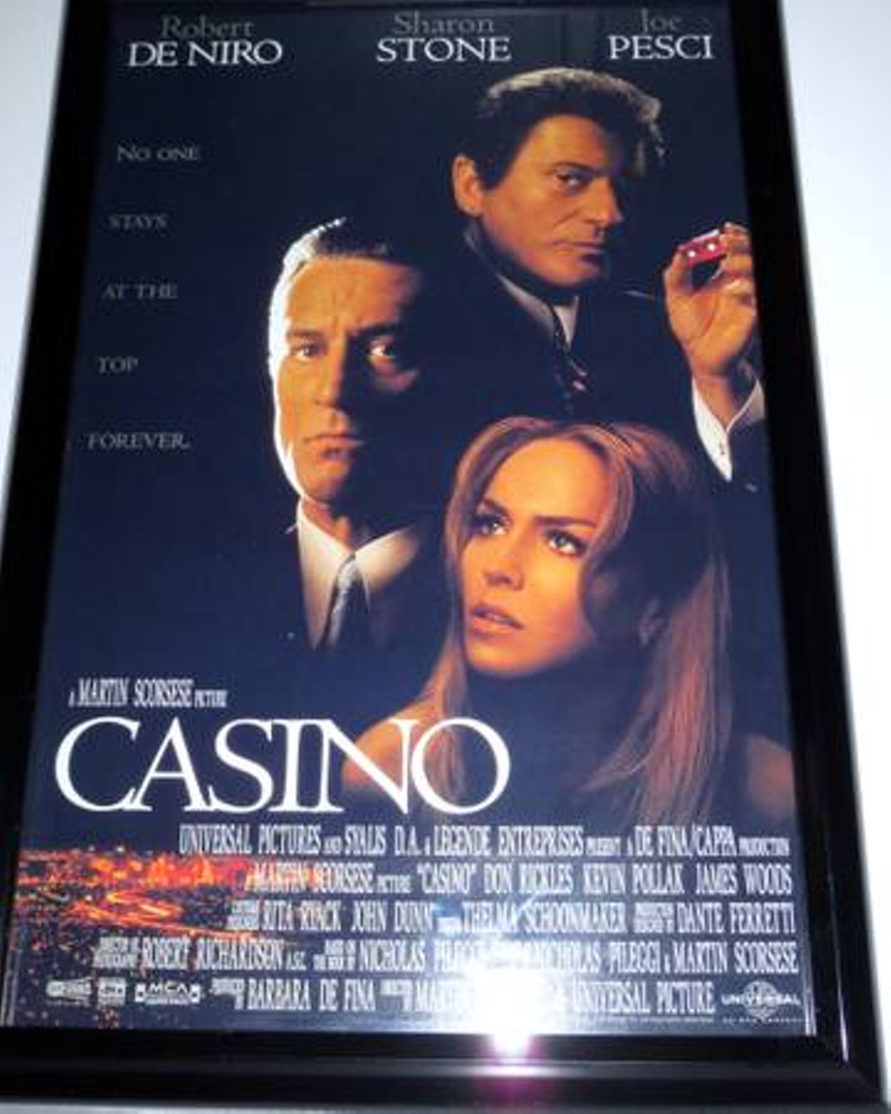 Casino Movie Poster
$40 for a framed poster of a forgotten Robert De Niro movie? Sure, why not! Sharon Stone is killing it, though!