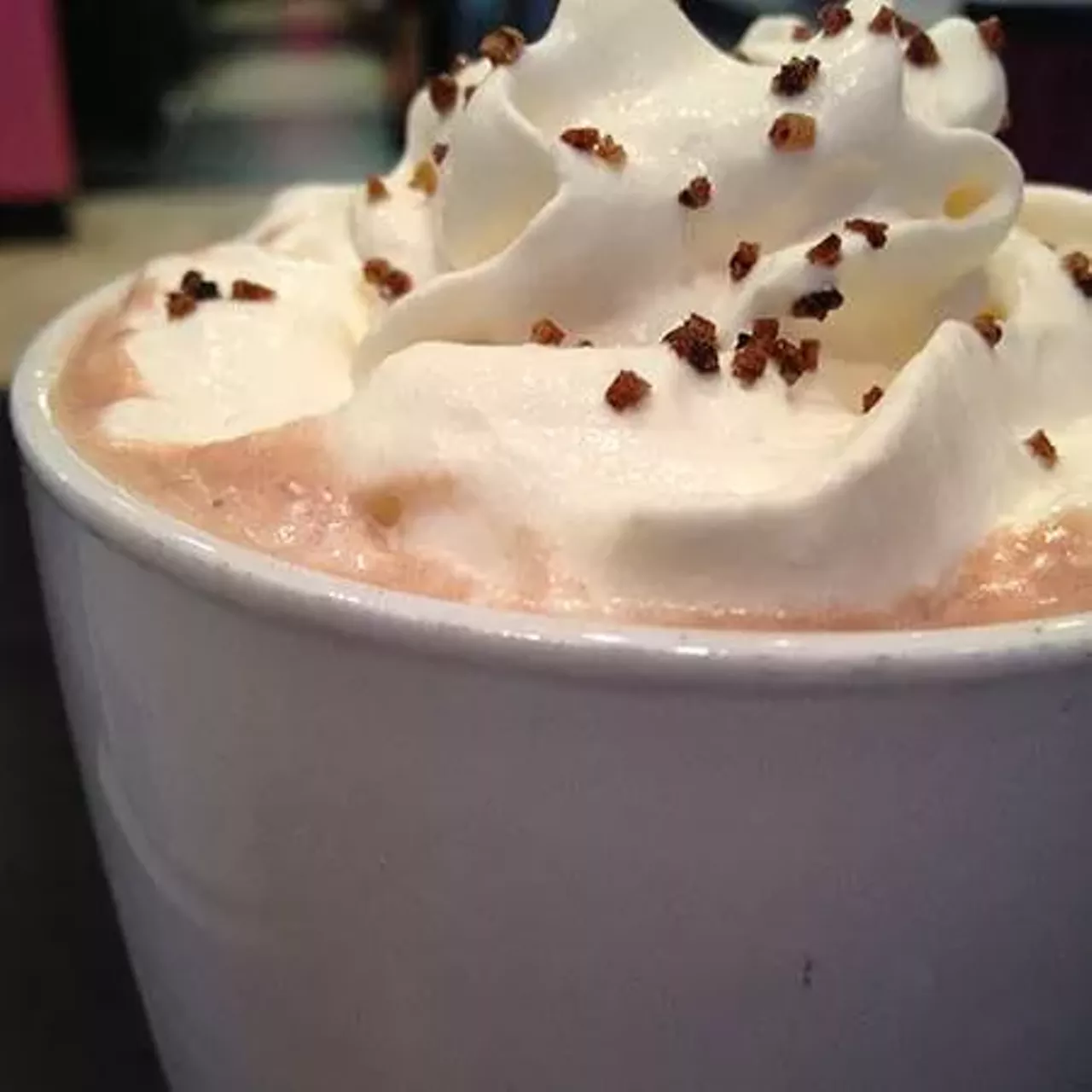 Gayle&#146;s Chocolates - 417 S. Washington, Royal Oak - 248-398-0001 - For hot chocolate from folks who really know good chocolate, grab a cup of cocoa piled high with whipped cream from the coffee bar inside this sweet shop. (Photo via Facebook, Gayle&#146;s Chocolates)