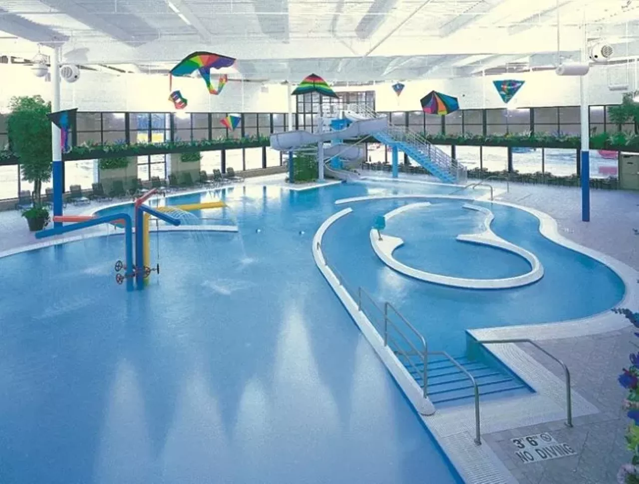 Sterling Inn - 34911 Van Dyke, Sterling Heights 586-979-1400 - Come on in, the water&#146;s fine at this indoor waterpark no matter how cold the weather outside. A lazy river, three story waterslide, and full bar service for enjoying a drink poolside are just the thing to escape from the snow.