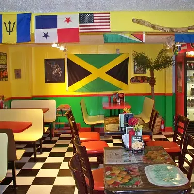 Jamaican Jerk Pit 314 S. Thayer St.; 734-585-5278; jamaicanjerkpit.com The interior of this small space is brightly colored and lined with the flags of Caribbean countries. While it is take-out only, its authenticity is unmatched.