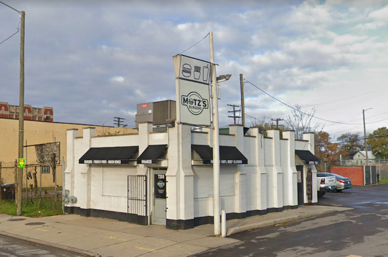 Motz’s Burgers
7208 W. Fort St., Detroit; 313-843-9186; motzsburgers.com
In Southwest Detroit, this cozy spot is known for its mini burgers, chill atmosphere, and community focus. It actually also has been open since 1929, with some name changes along the way, but it has always served up the same famous sliders.