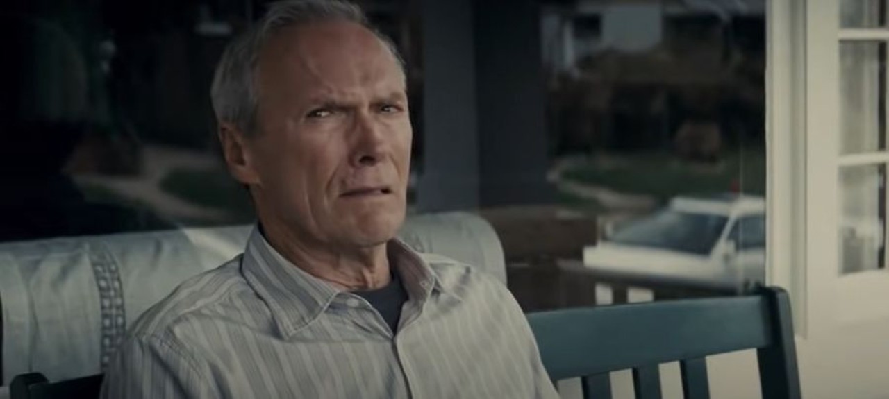 Gran Torino (2008)
Private home
238 Rhode Island St., Highland Park
In the same vein as Green Book or Crash and, you know, other movies where white dudes prove that racism is dead after overcoming racism, Gran Torino follows silver screen legend (and the film's director) Clint Eastwood as a Korean War veteran and neighborhood curmudgeon who lives next door to a Hmong family and, if you haven't guessed, stops being angry at Asian Americans. OK &#151; so the movie is a bit more complex and it's not nearly as egregiously bad as the aforementioned films, but, unlike those films, Gran Torino was not nominated for a single Academy Award. The crew spent over $10 million while shooting throughout metro Detroit, which found production setting up shop in a neighborhood in Highland Park where Walt Kowalski (Eastwood) and the Vang Lor family reside &#151; and where a majority of the film takes place. (Fun fact: The dinner scene features food from Dearborn's Bangkok 96, after restaurateur Genevieve Vang was enlisted to provide authentic Hmong/Thai food for cast/crew.) 
Photo via YouTube