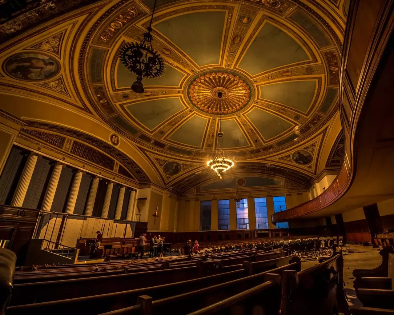 Bethel Community Transformation Center, the former Temple Beth El Albert Kahn designed this synagogue to be a home for the Temple Beth El congregation, but they later moved to Bloomfield Hills. Now the building belongs to a Christian organization and they're working to restore this still-beautiful edifice to its original glory. 8801 Woodward Ave., Detroit; 313-818-3259 Photo by James Feldman