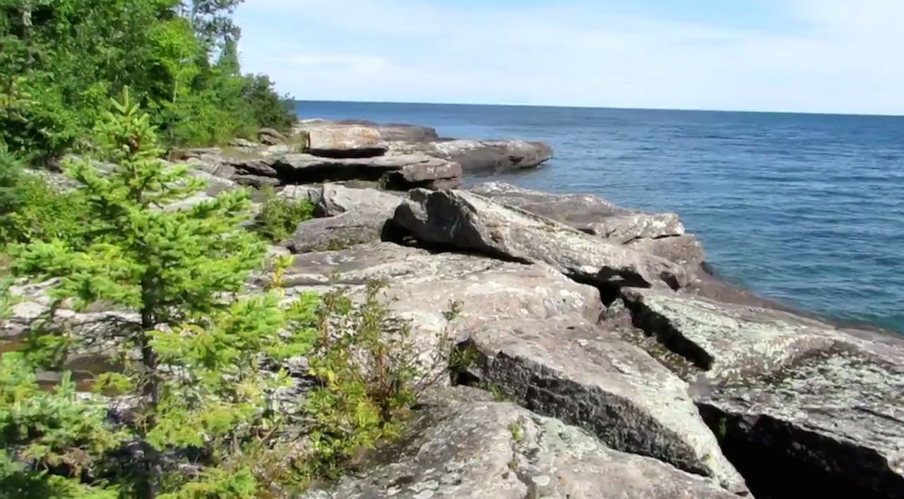Point Abbeye&#146; | upnorthmichigan.com calls this one of the &#147;most beautiful spots in Michigan that most casual travelers have never heard of.&#148; There are different hiking trails that all lead to the Point, and the views are worth the journey.  Photo: Vimeo, Ron Rademacher