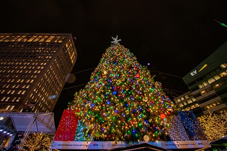 Campus Martius800 Woodward Ave., DetroitTake a trip down to the ice rink at Campus Martius Park for nightly entertainment and a view of the 60-foot Christmas tree.