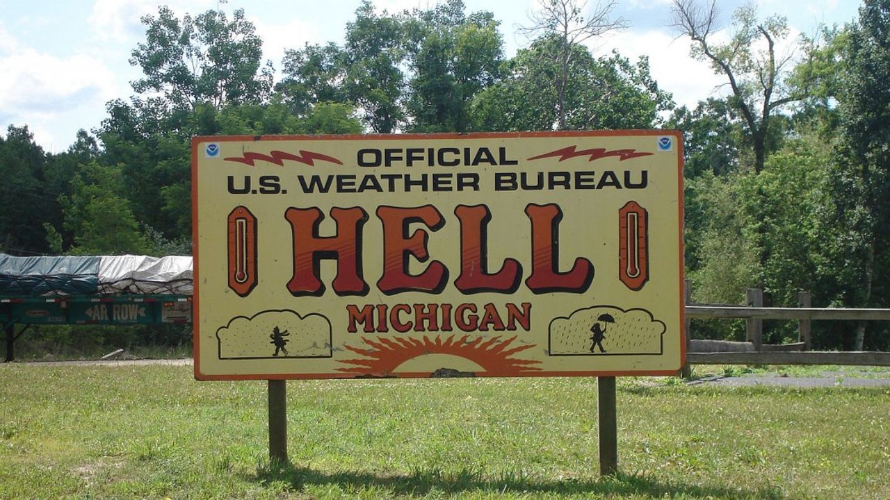 Hell
While the last two months have felt as though we are living in a Black Mirror depiction of Hell, real Hell does exist and it's in Michigan and has ice cream. While the hour-long drive west of Detroit likely has its own scenic identity, this trip is about the destination and you will know when you've arrived. While some of the small town's offerings may be off-limits, you can hop out of your car and snap some picks of the devilish signage and clever storefronts. Oh, and if you reserve a date, you can become mayor of Hell for a day. They also have wedding packages. 
Wikipedia Commons