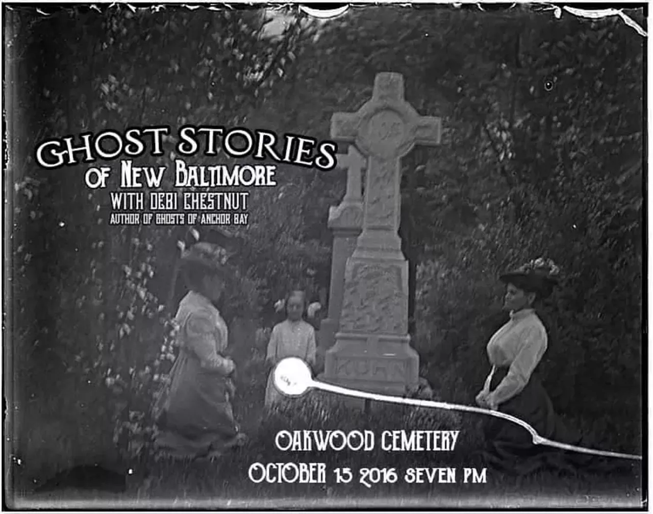 If you&#146;re looking to freak yourself out, the New Boston Historical Society invites you to join author Debi Chestnut (Ghosts of Anchor Bay) on a tour of Oakwood Cemetery, which many consider, along with the Hathaway House and the Morris House to be among the creepiest places in New Baltimore. You&#146;ll definitely be spooked as they tell you all about the roaming spirits under that night&#146;s full moon. Paranormal investigators are pretty certain this place has some considerable activity, so go if you dare. Saturday, 10/15; Ghost Stories of New Baltimore @ Oakwood Cemetery The tour starts at 7 p.m.; 35900 24 Mile Rd., New Baltimore; newbaltimorehistorical.org; admittance is $5.