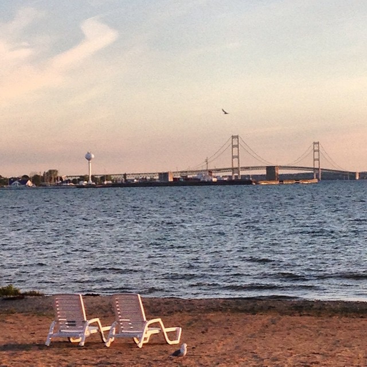 Tee Pee Campground11262 W. US 23
Mackinaw City, MI 49701 | 231-436-5391A family owned private campground overlooking the Straits of Mackinac with spectacular views of the Mighty Mackinac Bridge, Mackinac Island, and Great Lakes Freighter traffic. (Photo via Instagram user @abbylforstner)