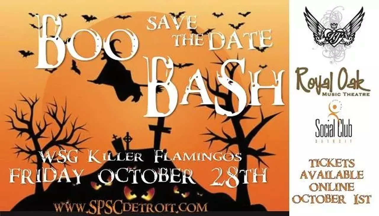 Oct. 28 Stay & Play Social Club&#146;s Boo Bash @ Royal Oak Music Theatre Stay and Play Social Club&#146;s annual Boo Bash is going to be a good time. There are individual and group costume contests, and the prizes are a $400 league voucher for groups, and a $100 voucher for individuals. Tickets are $32, but that price includes cover, entertainment, and three alcoholic beverages. It&#146;s a steal. 318 W. Fourth St., Royal Oak; 248-399-2980, royaloakmusictheatre.com