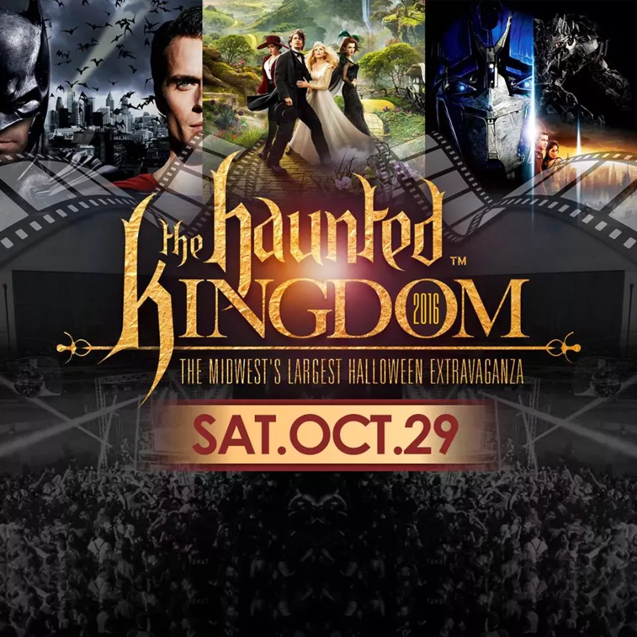 Oct. 29 The Haunted Kingdom Halloween Party @ Michigan Motion Pictures Studio The Haunted Kingdom is trying again to break the Guinness World Record for largest Halloween gathering, and it definitely is bringing its A-game this year. The event, which describes its attendees as &#147;Detroit&#146;s sexiest ghouls and goblins,&#148; will certainly be something to see. Also, there will be a slew of performers and shows, as well as costume contests to participate in. Tickets are currently $20. 8 p.m.; 1999 Centerpoint Pkwy., Pontiac; 248-671-3486; hauntedkingdom.com