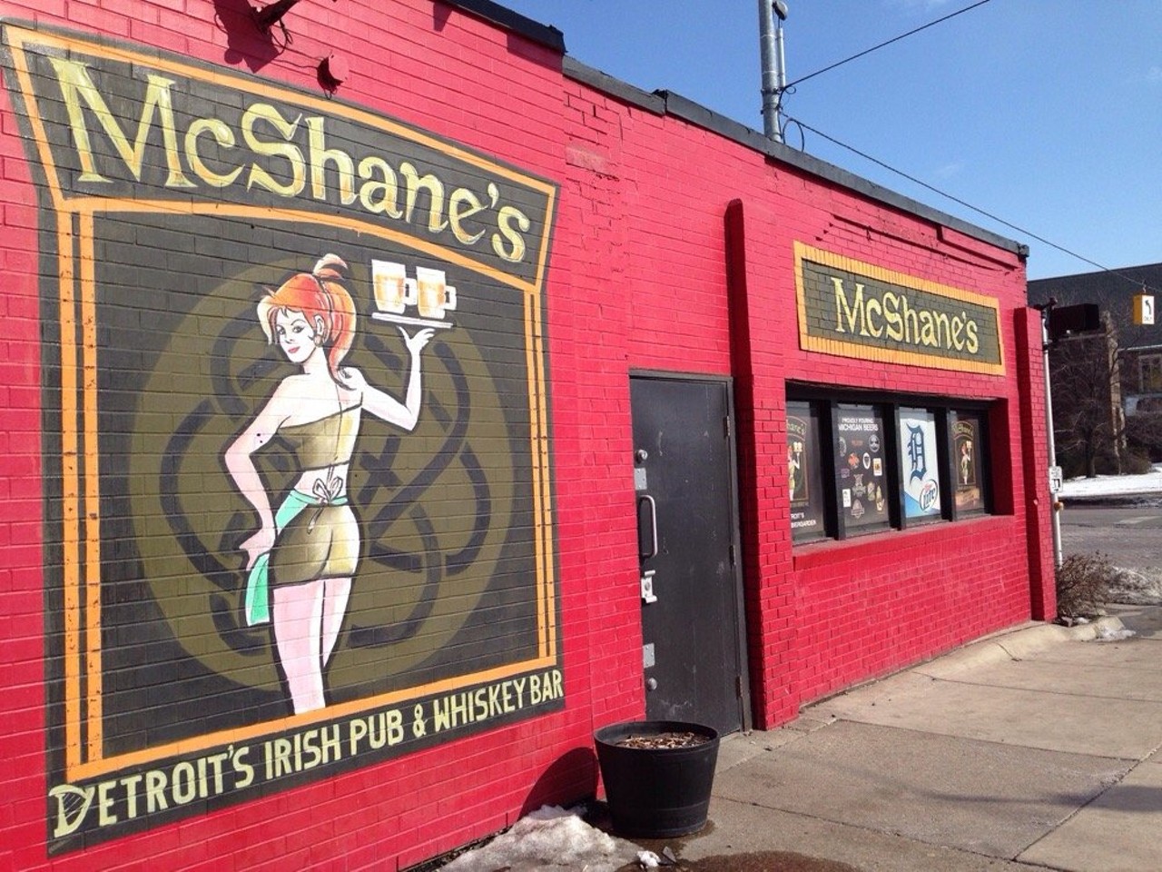 Start drinking at 7.a.m. at McShane's Irish PubThis Corktown standard will open at the bright and early hour of 7 a.m. come parade day. They'll have a tent, live music, and traditional Irish fare (think: corned beef and cabbage, Reubens, and shepherd's pie) and no cover. Though they won't have any outrageous drink specials, they promise to not up their drink prices just because it's their busiest day of the year. 1460 Michigan Ave., Detroit; 313-961-1960; mcshanespub.com (Photo via Yelp, McShane's Pub)