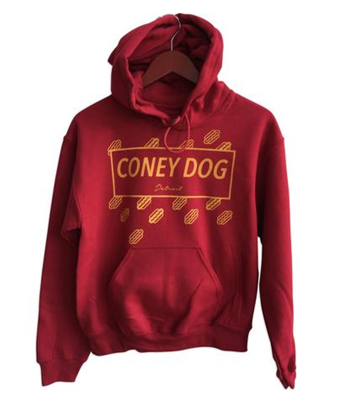 Coney Dog Party unisex pullover hoodie, $39.