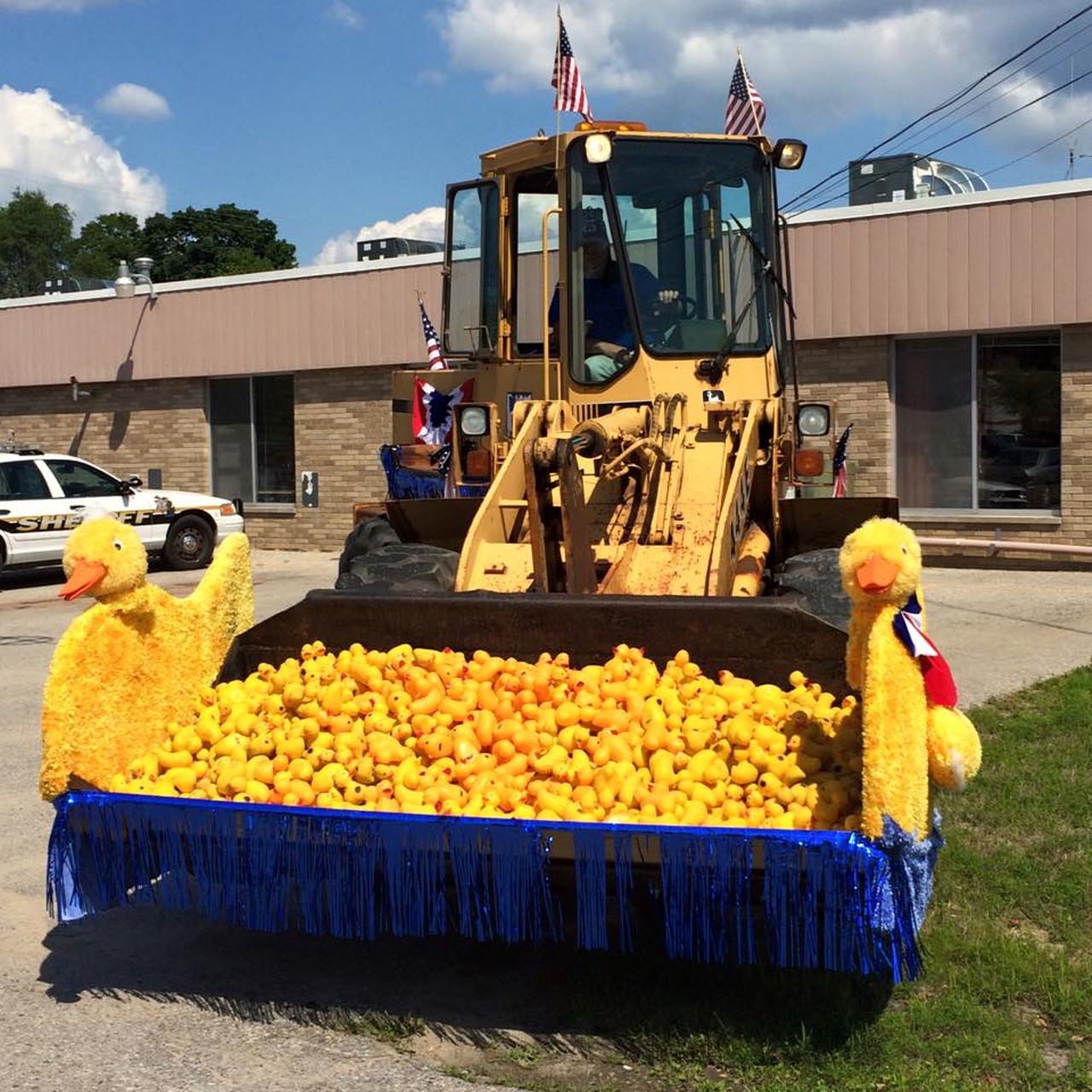  Rubber Ducky Festival
When:  August 20
Where: Bellaire
What: Does witnessing a slow-to-medium-speed race of over 2,000 rubber ducky toys down a quarter-mile stretch of river sound fun to you?!? It should. (Photo via Facebook)