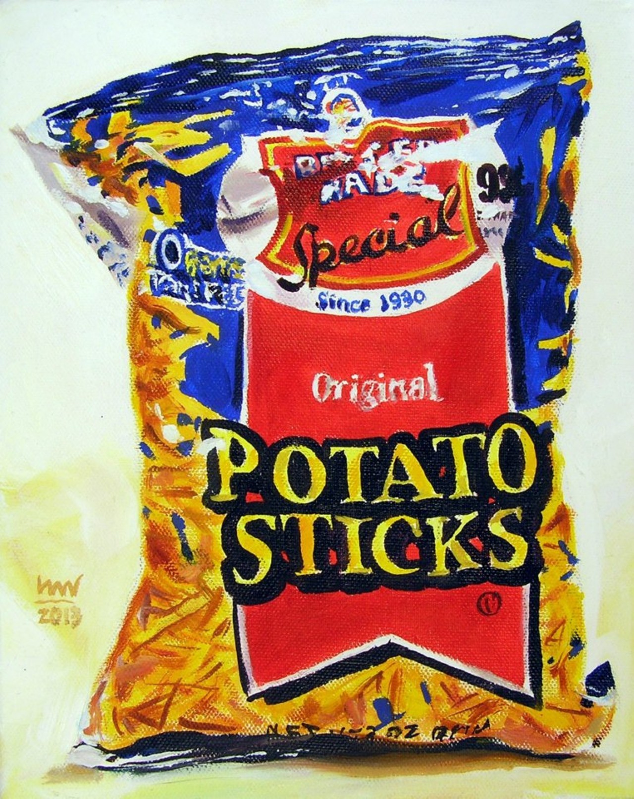 Better Made Potato Sticks by Marty Winters 
Click here for Studio Visit