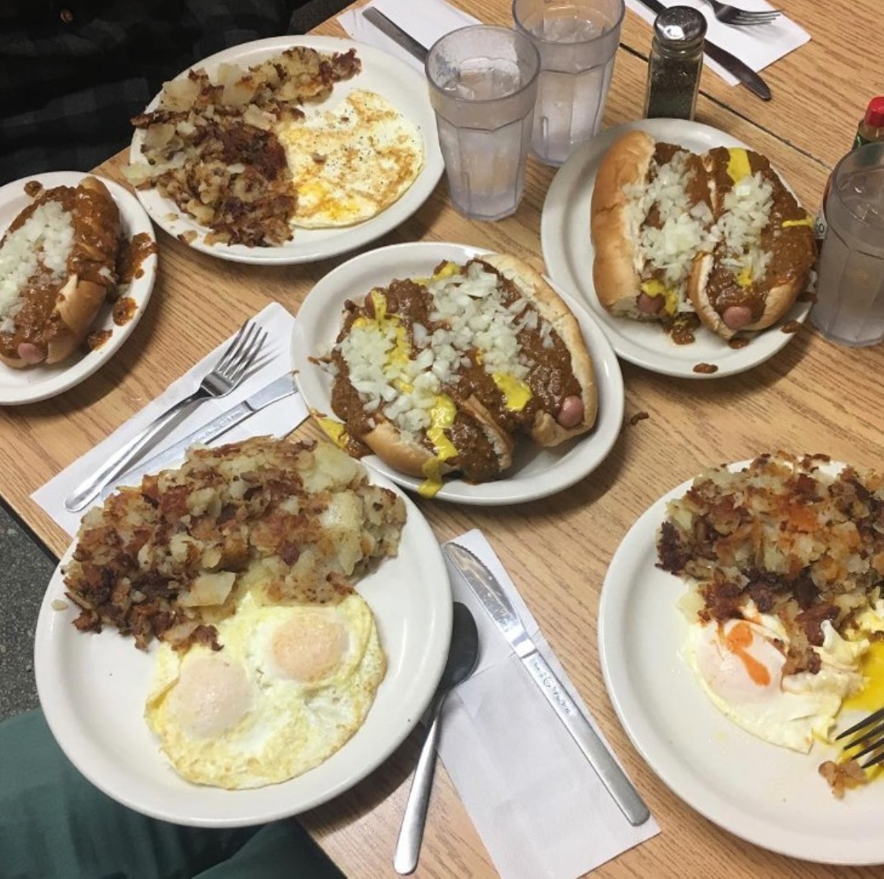 Duly&#146;s Place
5458 W Vernor Hwy, Detroit, MI 48209
Once visited by the late Anthony Bourdain, Duly&#146;s Place is arguably the best place to get a coney dog in Detroit. 
Photo with permission from @togetherpangea