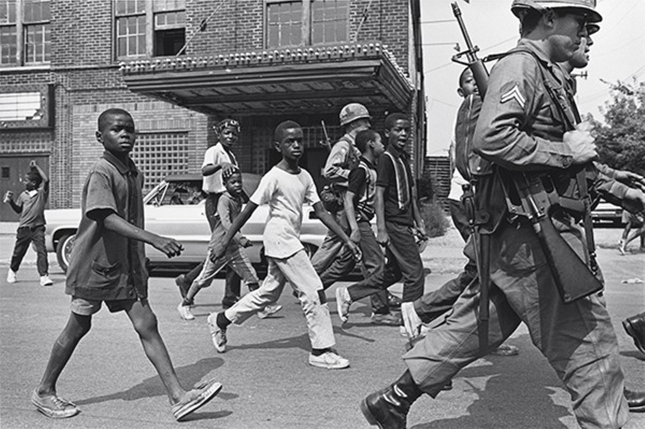 20 black and white photographs from Detroit 1968