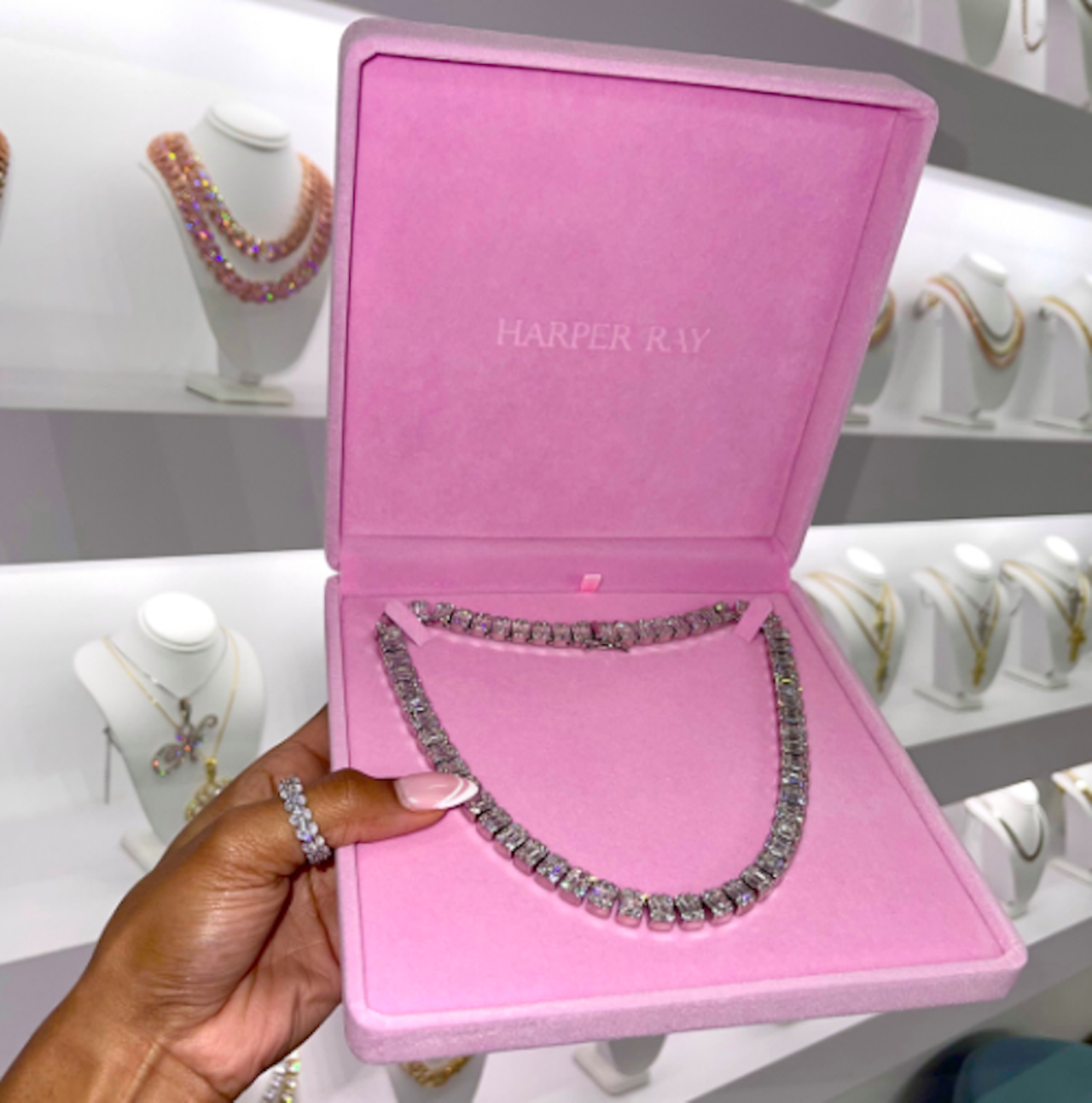 Harper Ray Accessories
29139 Southfield Rd., Southfield; 248-595-7099; shopharperray.com
Kash Doll once said "Ice Me Out" and at Harper Ray, every true Detroit girl gets to live out her iciest dreams for a fraction of the cost.