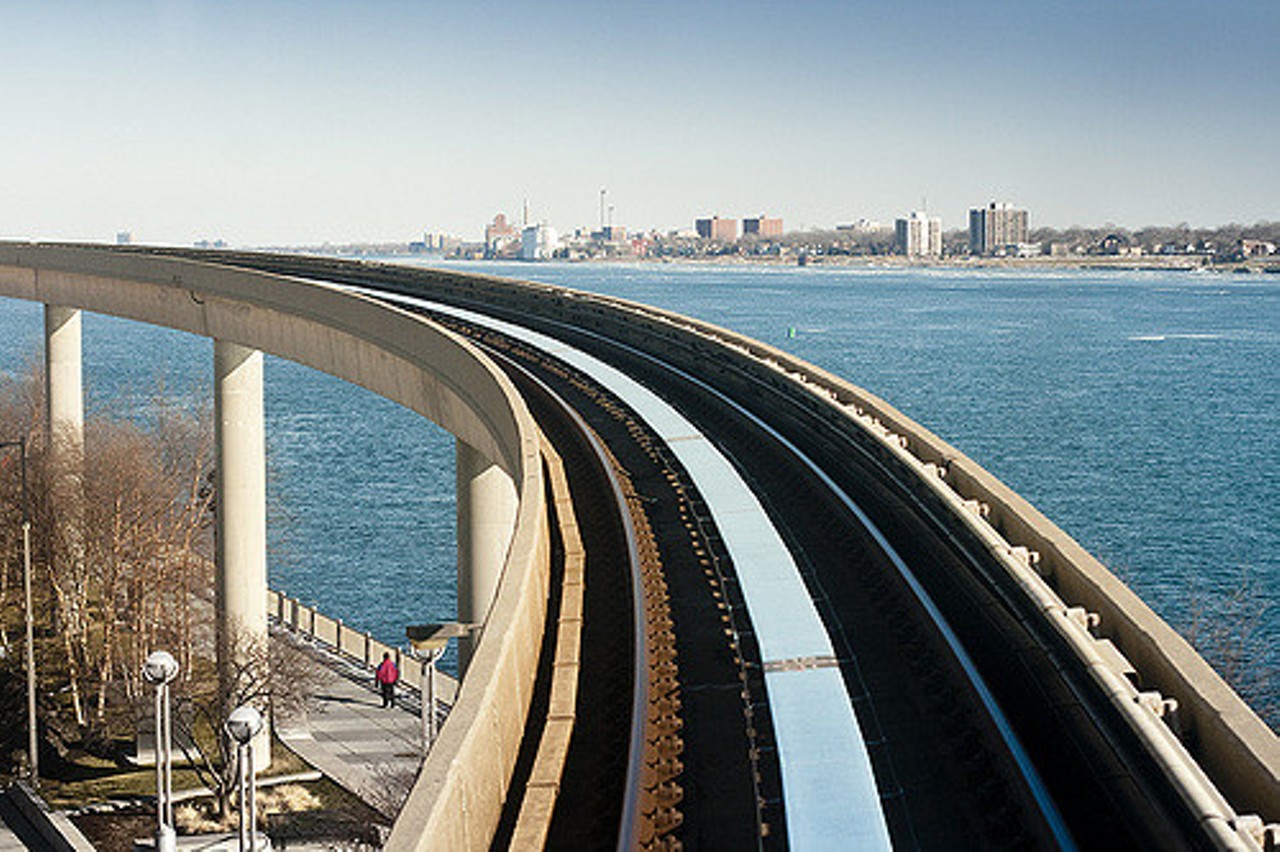 Ride the people mover because it&#146;s actually kind of cool 
Perhaps one of the strangest modes of transportation in any city ever, the People Mover offers some of the best views of Detroit for a mere 75 cents per person.
Photo via  Flickr 