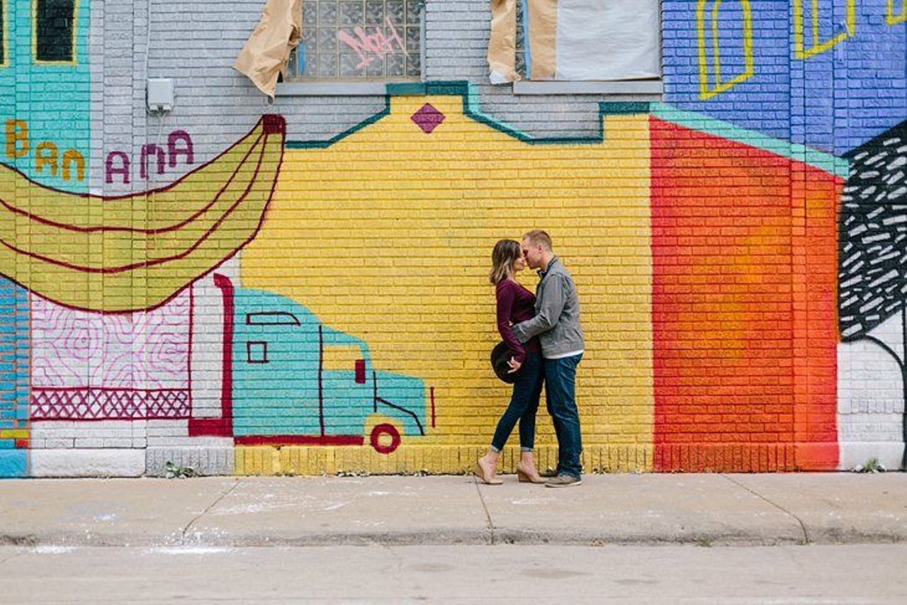 Mural hunting using the  guide 
Detroit is a living, breathing museum thanks to the remarkable muralists who have colored the city top to bottom. There are so many, in fact, a local recently put together a guide where you can find every damn mural in the city. Wanna play a game? Find them all. 
Photo via  Pinterest 