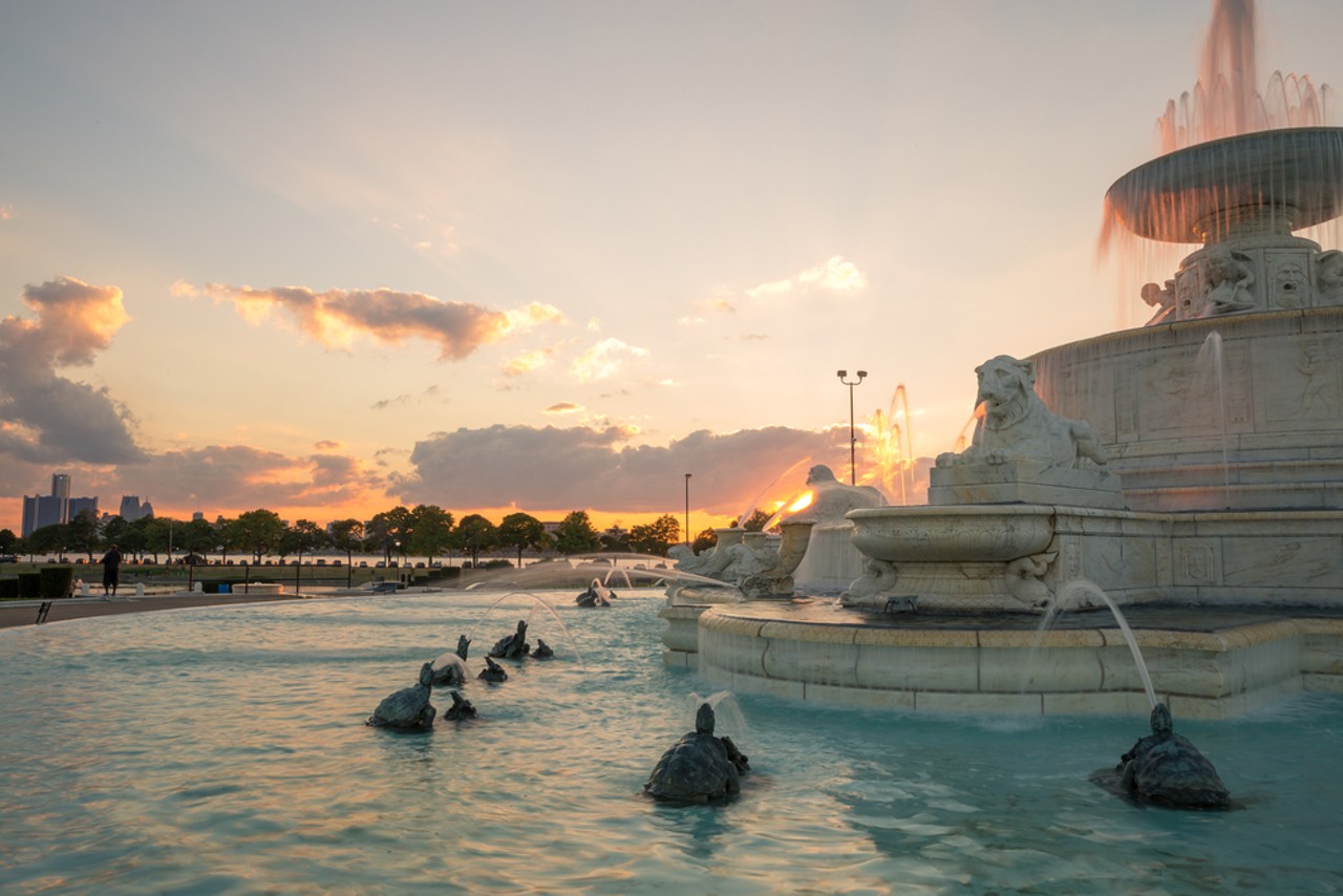 Belle Isle after dark
Detroit’s island park closes daily at 10 p.m., meaning you can watch the sunset and enjoy the river breeze for a little bit before Michigan State Police kick you out.