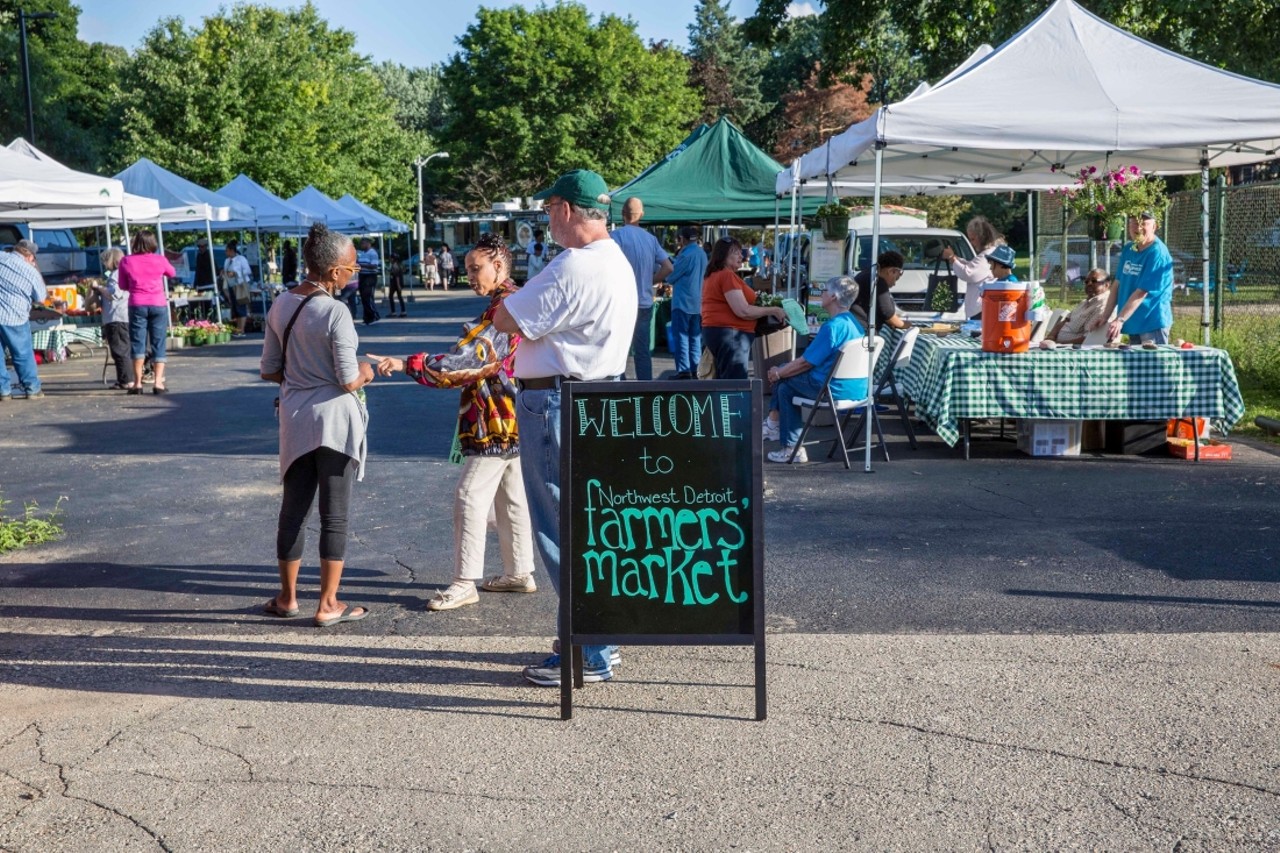 Northwest Detroit Farmers Market
Thursdays, 4-8 p.m., June 22- Oct. 12; 8445 Scarsdale St., Detroit; grandmontrosedale.com/ndfm
This market happens every Thursday at the North Rosedale Park Community House in Detroit, where you can find fresh produce, family friendly activities, and live music.