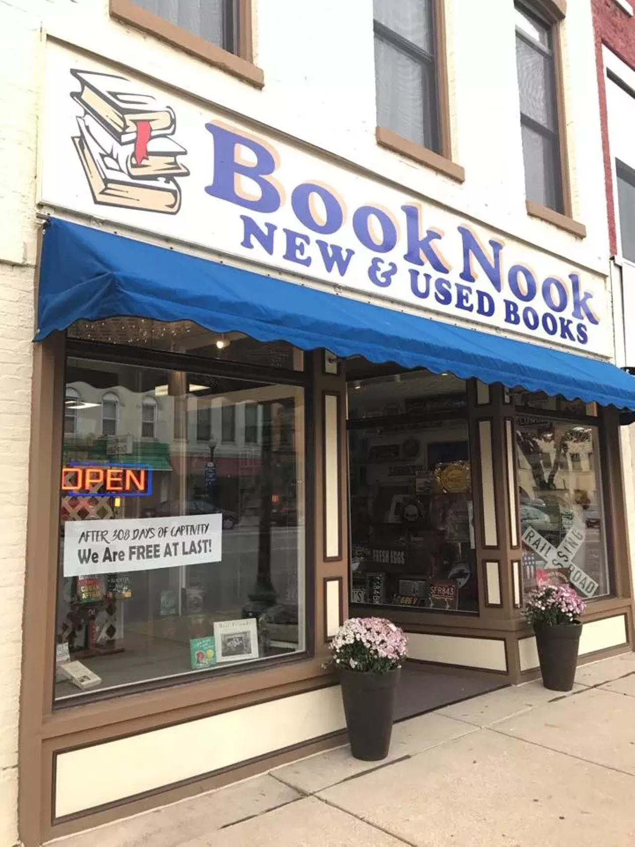 The Book Nook 42 Monroe St., Monroe; 734-241-2665; Open noon to 6 p.m. This locally owned bookstore has been in business long before e-readers and Kindles. Established in 1969, Monroe&#146;s Book Nook boasts 1,000 square feet of books. Photo via Facebook 
