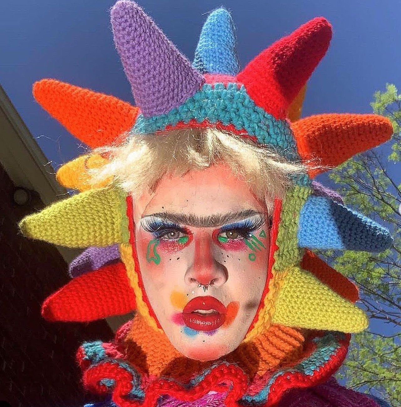 Spïne (@spinedrag) 
Spïne’s Instagram feed is never boring. This Detroit queen’s colorful, wacky, and sometimes just plain weird makeup looks are always fun to look at.
Photo by Spïne (@spinedrag)