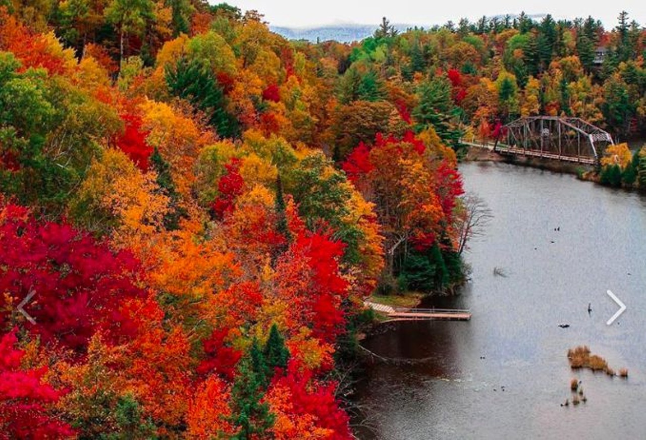 Dead River
Marquette County, MI
Hike the trails of Marquette and catch the falls of Dead River during autumn to see a dazzling display of red, orange, and yellow leaves. 
Photo via Pure Michigan / Facebook