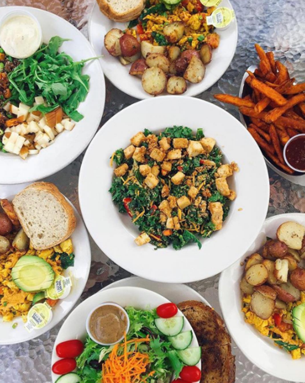 Seva
Not only does Seva have a completely vegetarian menu, but a full bar, a fresh juice bar, and coffee bar, not to mention great service, and a casual, friendly atmosphere.
(313) 974-6661
66 E Forest Ave.
Detroit, MI 48201
Photo via @sevadetroit