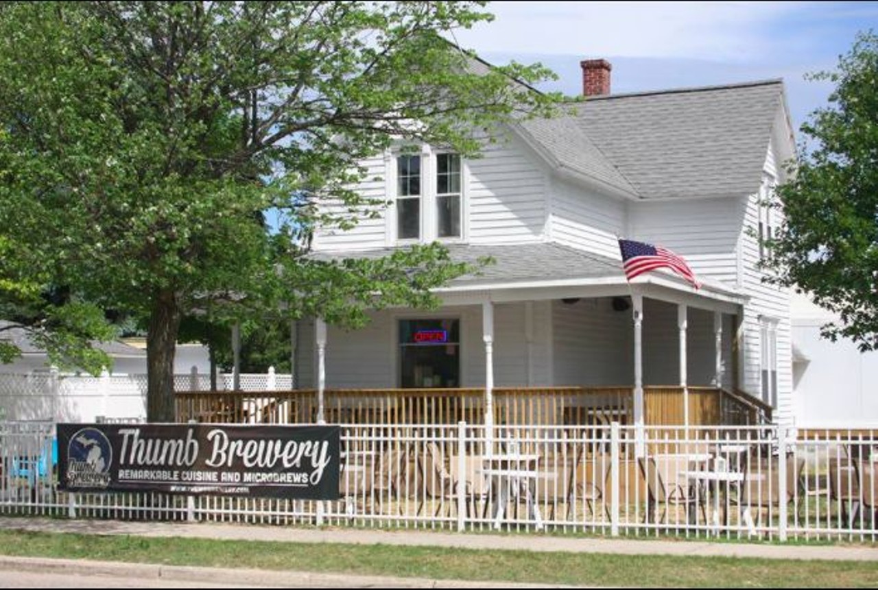 Thumb Brewery
6758 Pine St., Caseville; 989-856-1228
Thumb Brewery is in downtown Caseville and minutes away from the beach. The brewery has quite a list of beers and wines, which means there&#146;s something for everyone. Located in an 1800s historic home, the little brewery features an open patio with a view of the town. 
Photo: Facebook, Thumb Brewery