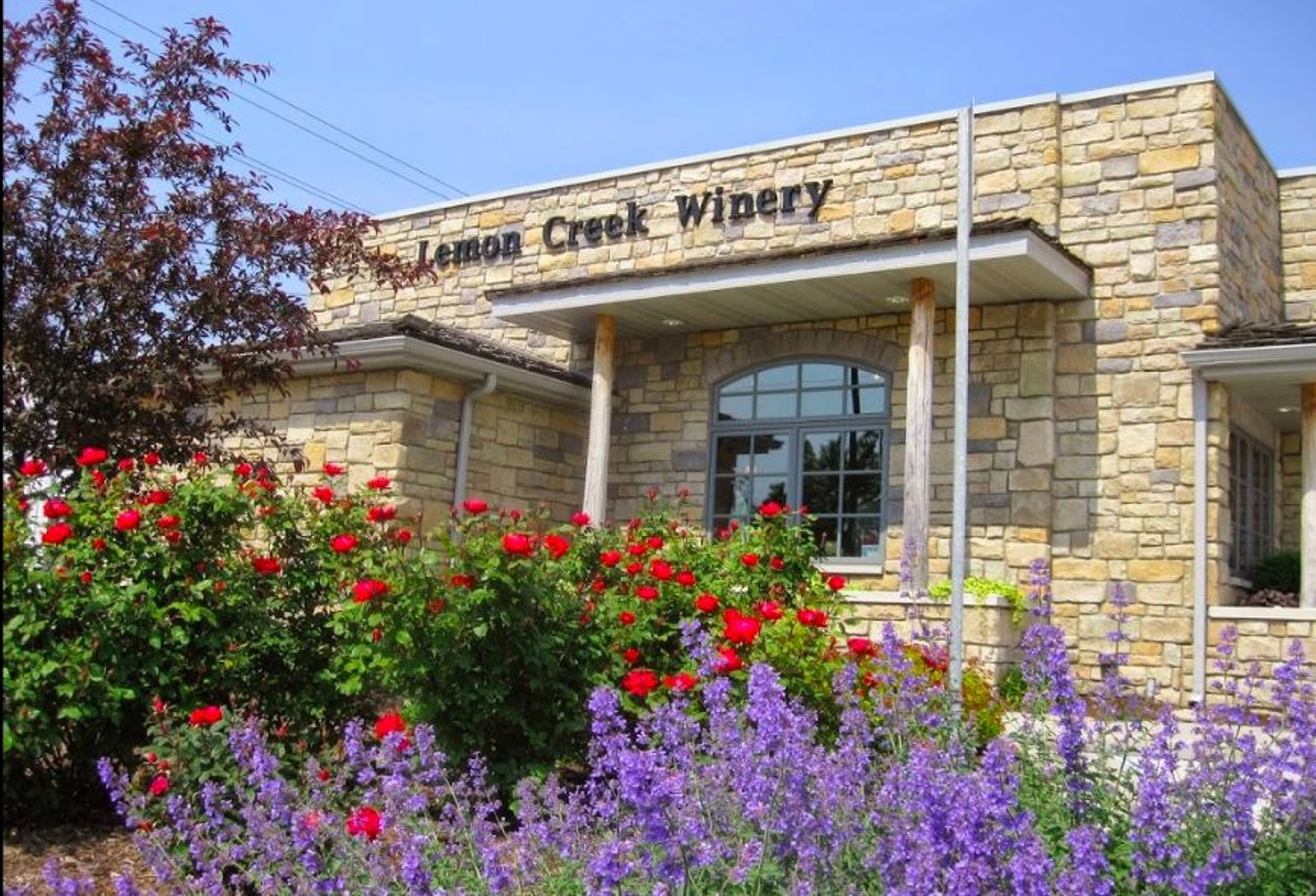 Lemon Creek Winery
327 N. Beacon Blvd., Grand Haven; 616-844-1709; lemoncreekwinery.com
This family owned winery not only has a good selection of wines to choose from, but every first Friday of the month there&#146;s live music, food trucks, and art vendors. You can also catch a live performance on the first Sunday of every month during the Mimosas & Music series.
Photo via Google Maps