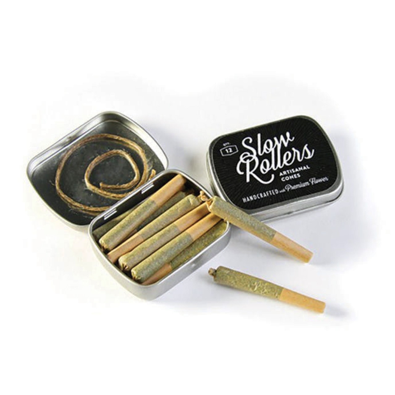 For the Connoisseur Who Can&#146;t Roll a Decent Joint to Save Their Life
Slow Roller 12-pack by Center Creek, $65+
Arbors Wellness, 321 E. Liberty St., Ann Arbor; 734-929-2602; arborswellness.com
In 2021, we no longer have to feel like total dweebs because we can&#146;t roll a smokable joint. Though it remains a point of pride for those who roll bomb-ass joints (we&#146;re looking at you, Seth Rogen), the advent of cones, or those handy pre-filtered tubes you dump weed into, has made life a whole lot easier. However, for those who want to streamline the whole damn process, there are pre-rolls, or, in the case of the Slow Roller 12-pack from Arbors Wellness, there are fancy pre-rolls. Starting at $65, these compact pre-rolls come in their own tin and include a total of an eighth of herb. For $75, you could find yourself smoking Six Labs&#146; Chem D, which packs a 30.9% THC punch at which point someone might as well pre-roll you straight to bed.