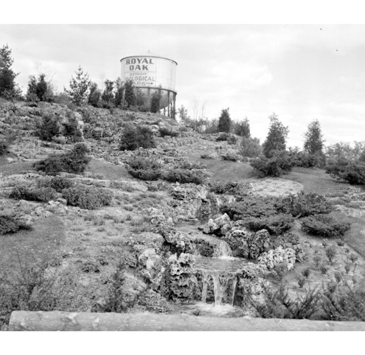 Scenic waterfall, circa 1938. They should build another one of these.