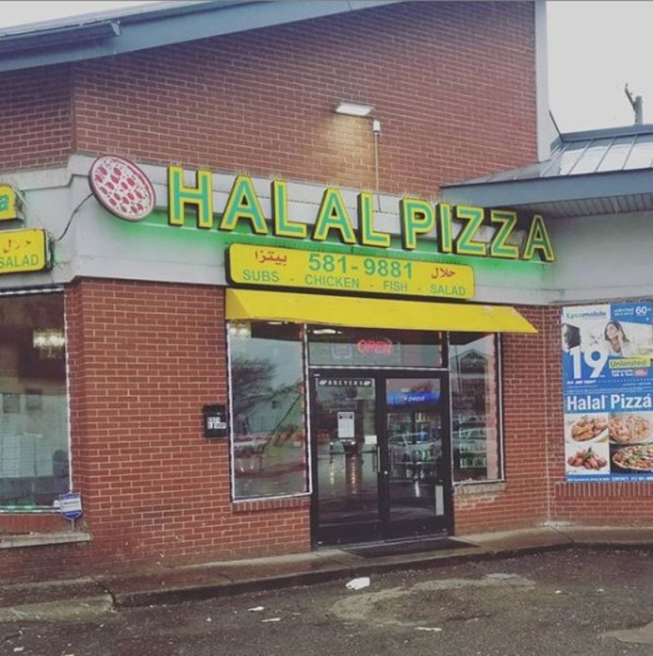 Halal Pizza
6531 Greenfield Rd.; Detroit; 313-581-9880
Do you love pizza, but you need your meat prepared using Halal methods? Halal Pizza is the perfect solution. Come hungry and try the chicken or steak calzone.
Photo courtesy of Halal Pizza/Facebook