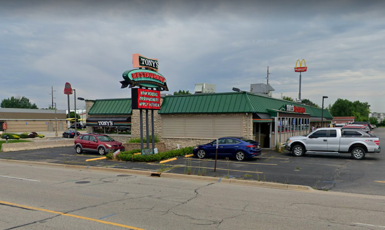 Tonys I75 Restaurant 8781 Main St., Birch Run; 989-624-5860; tonysi75restaurant.com If you have a thing for bacon, Tonys I75 Restaurant is the place you need to go. While Tonys serves everything from breakfast and burgers to Mexican inspired dishes, the one-pound BLT is the standout item.