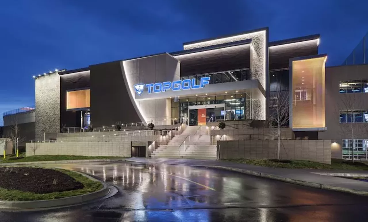 Topgolf 500 Great Lakes Crossing Dr., Auburn Hills; 248-904-1032; topgolf.com/us/auburn-hills Topgolf is great for golf lovers who want to continue playing when the course is covered in snow. Located in Auburn Hills, the venue includes over 100 climate-controlled hitting bays, over 200 televisions, free WiFi, a full bar and restaurant, and a rooftop area with fire pits.&nbsp; Photo via Topgolf / Facebook