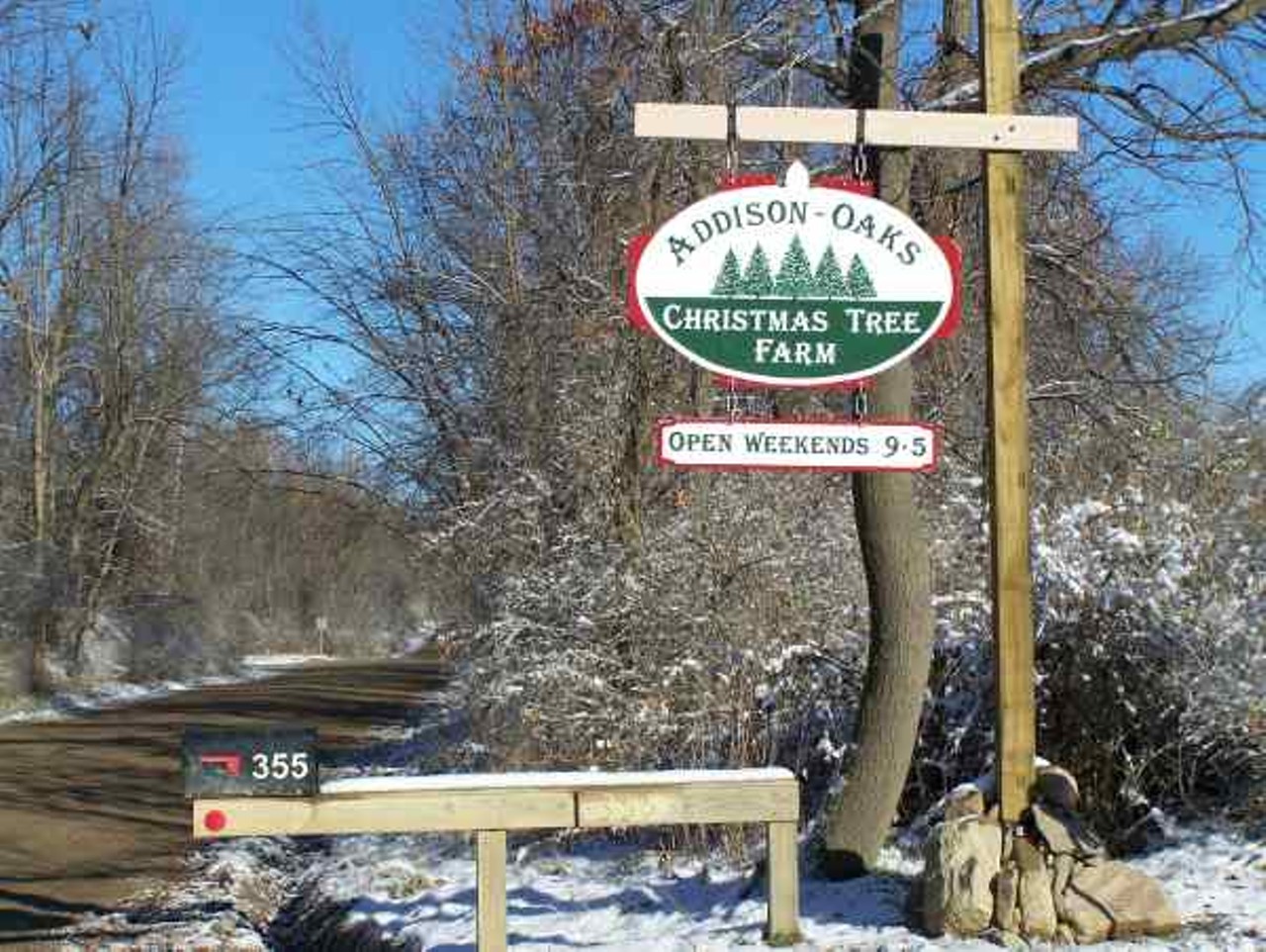 Addison-Oaks Christmas Tree Farm
355 Lake George Rd, Oakland, MI, 48363
(248) 814-0583  
Weekend Hours &#150; 9 am to 5 pm
Weekday Hours &#150; Noon to 5 pm