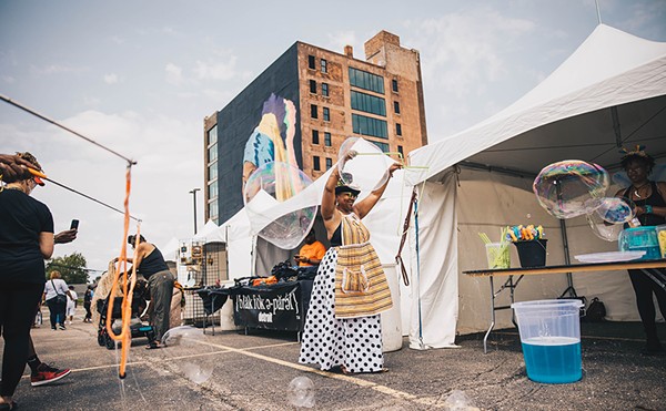 Detroit’s BLKOUT Walls festival runs through Sept. 17.