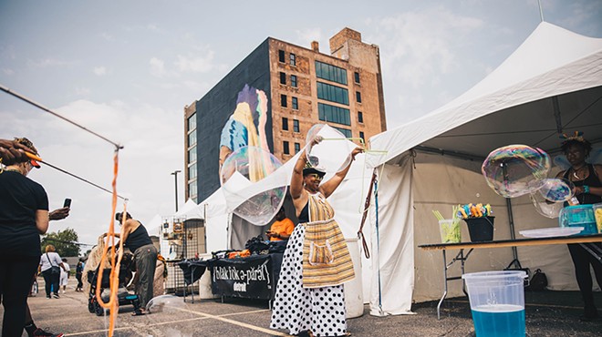 Detroit’s BLKOUT Walls festival runs through Sept. 17.