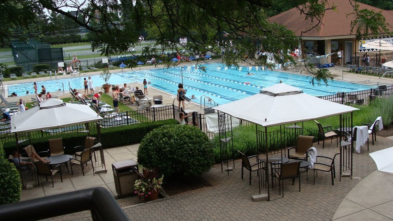 Birmingham Athletic Club
4033 W Maple Rd., Birmingham
Open seven days a week, from Labor to Memorial Day, the Birmingham Hills Athletic Club pool allows access to two lap lanes that are open at all times, and a zero-entry pool for children. There&#146;s guaranteed-membership-only social pool events throughout the summer, but why not make your own?
Photo via  Birmingham Athletic Club / Facebook 