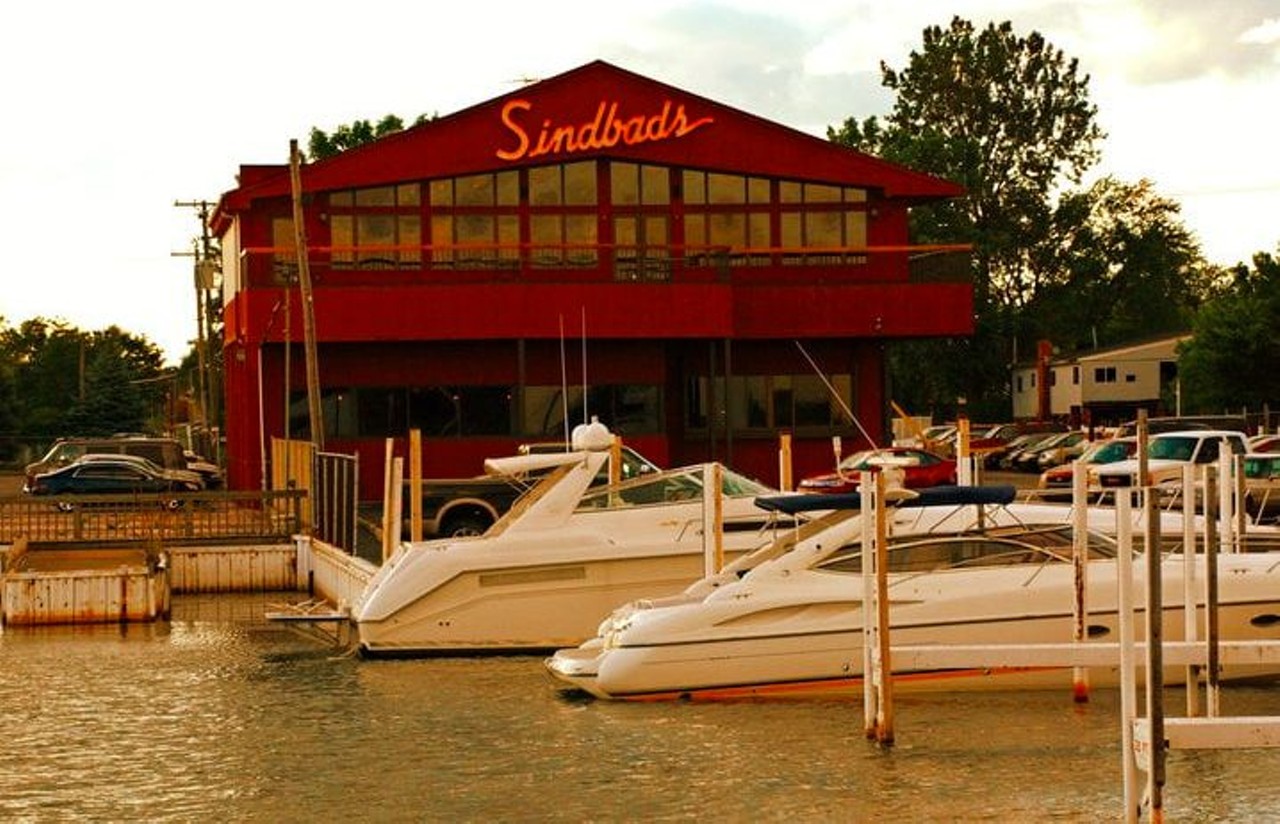 Sindbad's Restaurant and Marina
100 St. Clair, Detroit; 313-822-8000
Offering delicious food and amazing views since 1949, this restaurant is not one you want to pass up. Dock your boat at marina and enjoy dinner and drinks on the patio that overlooks the Detroit River. Have a special event coming up? You can reserve Sinbad's newly expanded banquet room for your private event. 
Photo via Yelp user Sinbad&#146;s Restaurant & Marina