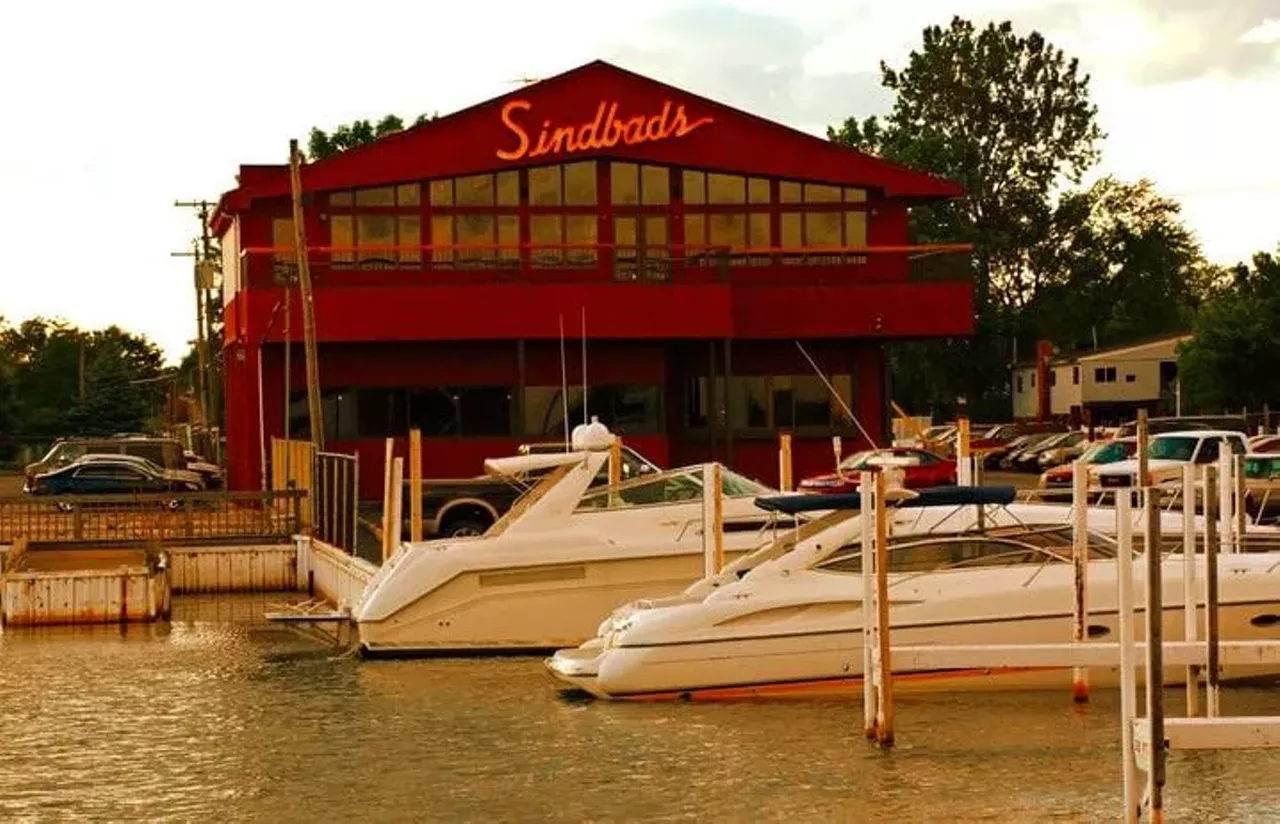Sindbad's Restaurant and Marina 100 St. Clair, Detroit; 313-822-8000 Offering delicious food and amazing views since 1949, this restaurant is not one you want to pass up. Dock your boat at marina and enjoy dinner and drinks on the patio that overlooks the Detroit River. Have a special event coming up? You can reserve Sinbad's newly expanded banquet room for your private event. Photo via Yelp user Sinbad&#146;s Restaurant & Marina