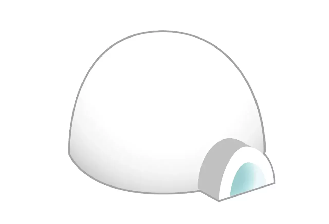 Igloo What it is: Sometimes it snows in Detroit. But sometimes it snows. Like 16 inches of that frosty white stuff in a 24-hour period. That&#146;s when you just might not be able to make it to work &#151; unless you drive a Tucker Sno-Cat. When to use it: To visually express the statement: &#147;I&#146;m staying home today because the roads are too bad.&#148;