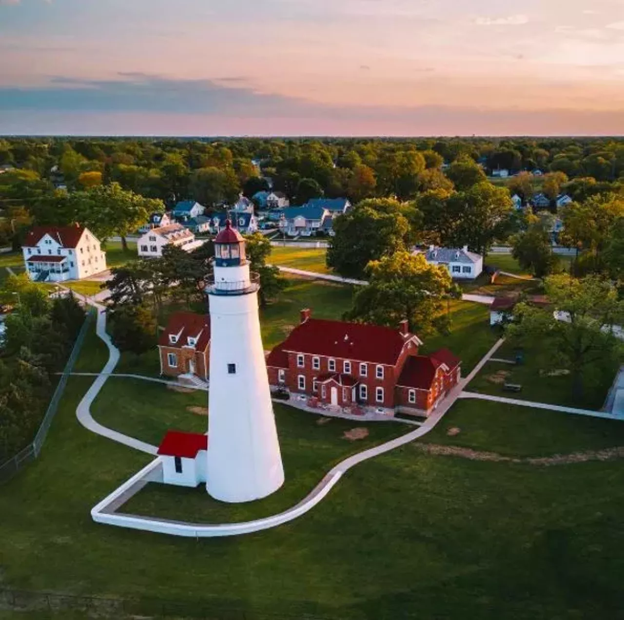 Fort Gratiot Lighthouse Port Huron We'll close this out with Michigan's oldest standing lighthouse, built in 1829. Today, it watches over one of the busiest waterways in the world. Photo via IG user @puremichigan