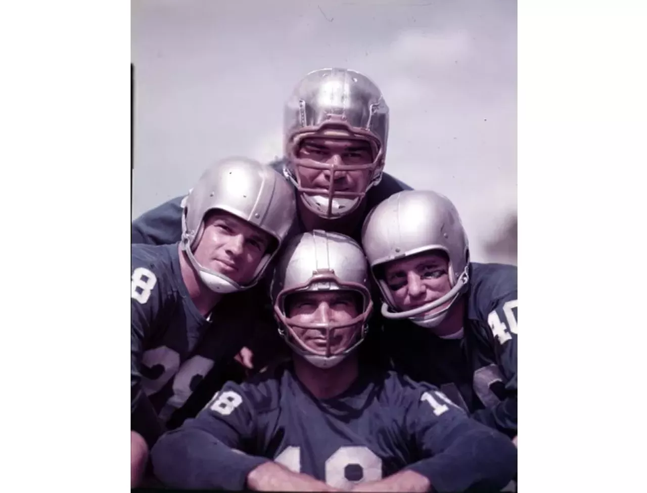 Dick Stanfel, Bobby Lane, and Jim Martini in 1959.