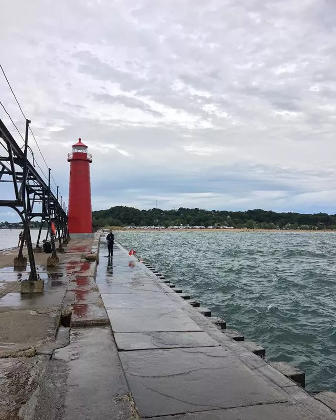Grand Haven Pier, Grand Haven No matter which season you visit, the Grand Haven pier offers sweeping views of nature in all its glory.(Photo via Instagram, @ecnonren)