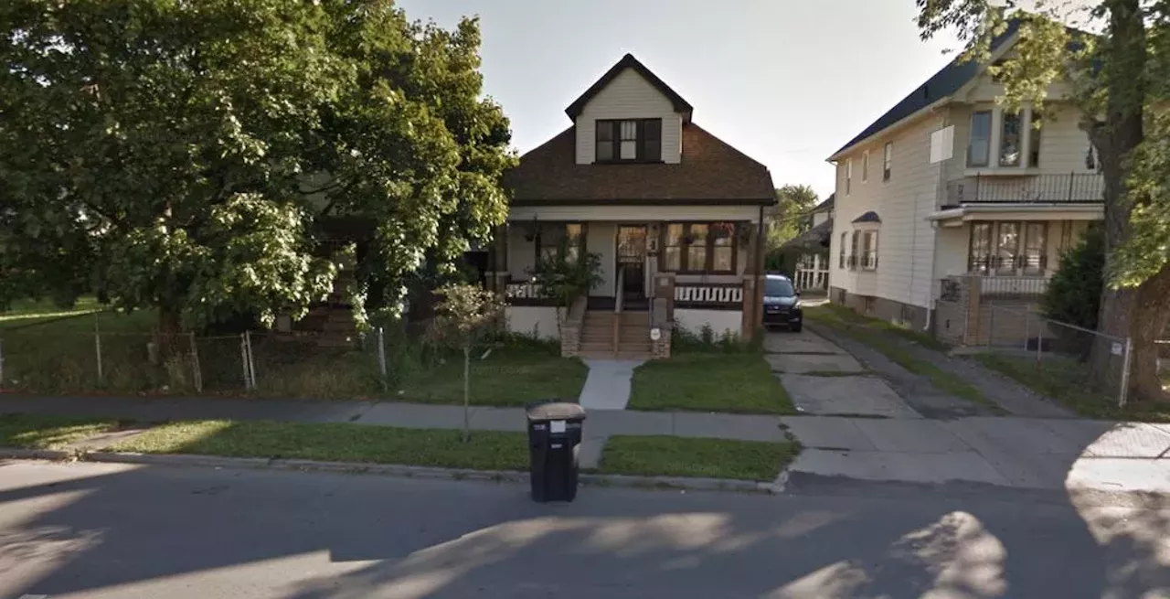 Detroit "Cole House" 5508 Martin St., Detroit According to WeirdLectures.com, coupled with local folklore, Detroit's "Cole House" is allegedly haunted by an evil entity that produces foul odors and gives the home's dwellers terrible dreams. These hostile encounters have been reported since the early '60s, but no one is quite sure why a woman in a blue dress and fur jacket refuses to leave. The home's current owners don't allow paranormal investigations, nor do they speak of any abnormal experiences. Photo via Detroit "Cole House"/Google Maps